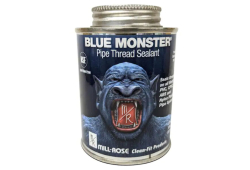 Blue Monster Drain Banger, pipe thread compound, 1/4PT