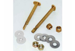 5/16" x 2-1/4" Blue Monster Brass Closet Bolt, Solid Brass
