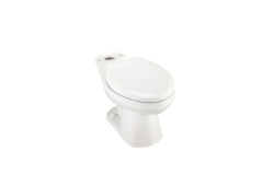 Toilet Bowl Round Elevation White,1.28/1.6GPF