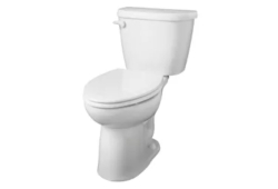 17" Rough-In Two-Piece Elongated ErgoHeight Toilet, White,1.28 GPF