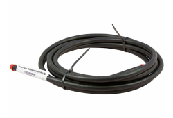 1/2" X 25' Flexible Gas Pipe, Stainless Steel, Black