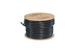 1" X 25' Flexible Gas Pipe, Stainless Steel, Black