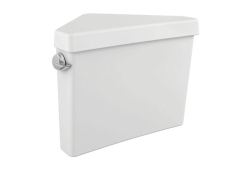 12" Vitreous China Toilet Tank,White, 1.6 GPF Tank