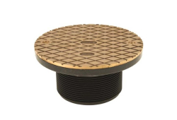 6" Brass Cleanout Cover