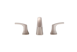 Widespread Bathroom Faucet, Brushed Nickel