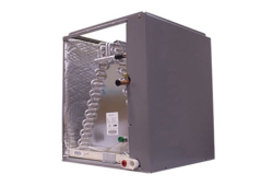 5 Ton Horizontal Piston Cased (Omniguard) Evaporator Coil, 24.5" Width Furnace Cabinet