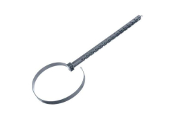 1"-6" x 14" Pipe Zip Hanger, Gray