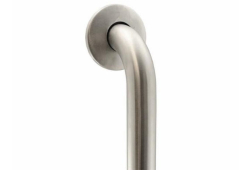 18" Grab Bar with Concealed Snap-On Flange, Stainless Steel