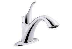 Deck Mounted Single Handle Laundry Faucet with Metal Handle, 4 GPM, Chrome Plated