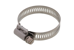 Hose Clamp, Stainless Steel, Zink Plated Screw, 1-1/16" - 2" 24 Piece