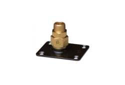 1/2" Square Flange, Domestic Carbon Steel Adapter, Flanged x MNPT