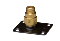 3/4" Square Flange, Domestic Carbon Steel Adapter, Flanged x MNPT