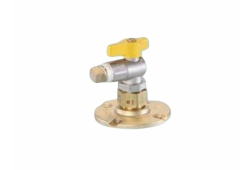 3/4" 90-Degree Flange Valve, Steel