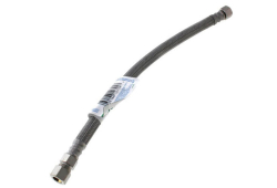 12" Braided Stainless Steel Hose Faucet Connector (3/8" Compression x 3/8" O.D. Compression)