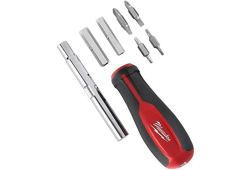 11" 1" Screwdriver SQ, 8 Bits and 3 nut drivers