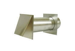 6" Dyer Vent Hood, Aluminum