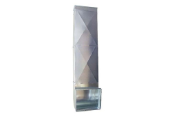 16" x 25" x 25" x 10" Cold Air Drop Duct