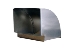 14" x 10" 90 Degree Shortway Trunk Elbow, Vertical