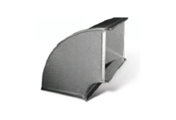 12" x 8" Trunk, 90 Degree Elbow Vertical