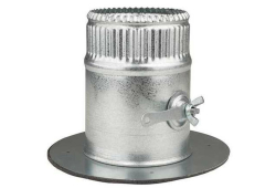 2" Duct Board Collar with 8" Damper