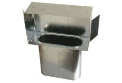 10" x 4" x 7" Oval Stackhead