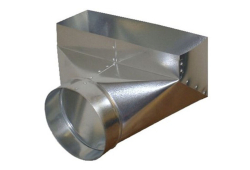 4" x 14" x 8" 90 Degree Perimeter Register Boot