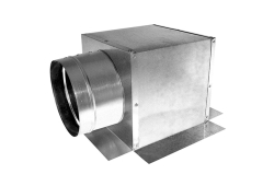 6" x 6" x 6" Side Outlet Ceiling Diffuser Box