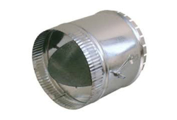 6" Long Collar with Metal Damper Tab