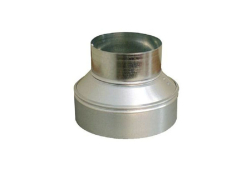 9" x 8" Smoke Pipe Duct Increaser/Reducer, Tapered, 26GA