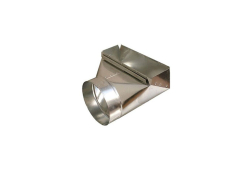 3-1/4" x 10" x 6" 90 Degree Stack Boot, Angle