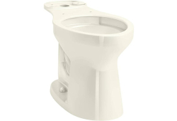 Elongated Two Piece Toilet, 1.28GPF, Biscuit