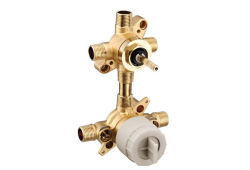 1/2" M-CORE Transfer Valve, Cc/Ips Connection Includes Pressure Balancing Stops Volume Control