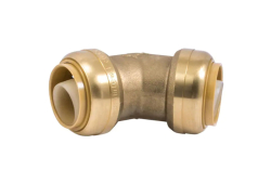 1" 45 Degree Elbow, Push-to-Connect Brass