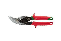 Aviation Snips, Right-Cut Offset, Forged blades, Chrome Plated