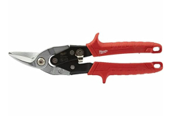 Offset Snips, Left-Cutting, Forged blades, Chrome Plated