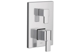 M-CORE 3-Series With Integrated Transfer Valve Trim 90 Degree, Chrome