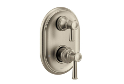 M-CORE 3-Series With Integrated Transfer Valve Trim, Brushed Nickel, Belfield Collection