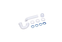 1-1/2" P-Trap with Threaded PVC Adapter and Reversible J-Bend