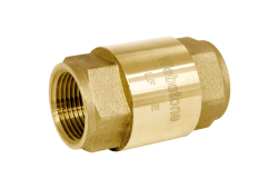 1/2" Check Valve, Threaded Spring Loaded, Brass Lead Free, FNPT x FNPT