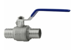 3/4" PEX Commercial Full Port Ball Valve, Stainless Steel ,