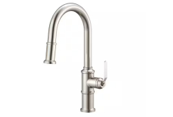 Single-Handle Pull-Down Kitchen Faucet Stainless Steel, 1.75 GPM