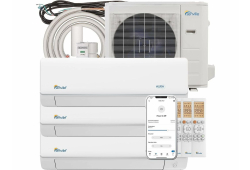 Heat Pump Outdoor Unit, Heating Non-Ducted, Tri-Zone Flex-Mount 230V
