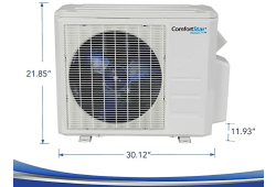 1.5 Ton 230V Heat Pump Outdoor Unit,22.5 Seer Single Zone,12000 BTU