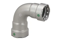 1" 90-Degree Elbow, Carbon Steel, Press x Press