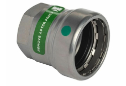 3/4" x 1/2" Reducing Adaptor, Carbon Steel, Press x Female