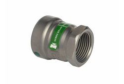 3/4" Female Adapter, Carbon Steel, Press x Female