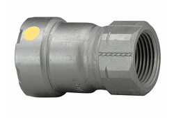 1-1/4" Female Adapter, Carbon Steel, Press x Female