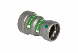 1" X 1/2" Reducing Coupling, Carbon Steel, Press x Press