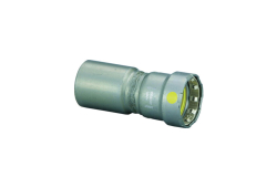1-1/4" x 1" Reducing Coupling, Carbon Steel, Press x Press