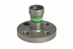 1" Press Flange,Carbon Steel, Press x Flange